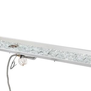 Stock Image - The Outdoor GreatRoom - 13.5" x 108" Linear Crystal Fire Plus Gas Burner Insert and Plate Kit The Outdoor Greatroom Company Gas Linear Burner Insert - Stove Depot and Chimney Works