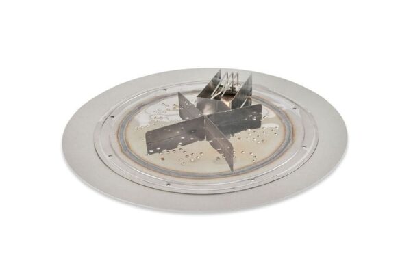 Stock Image - The Outdoor GreatRoom - 20" Round Crystal Fire Plus Gas Burner Insert and Plate Kit with Direct Spark Ignition (LP) The Outdoor Greatroom Company Gas Burner Insert - Stove Depot and Chimney Works