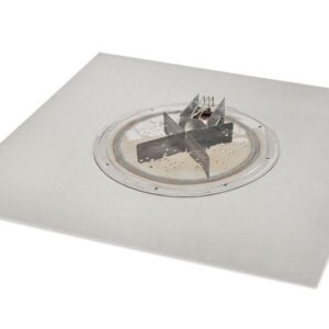 Stock Image - The Outdoor GreatRoom - 24" x 24" Square Crystal Fire Plus Gas Burner Insert and Plate Kit with Direct Spark Ignition (LP) The Outdoor Greatroom Company Gas Burner Insert - Stove Depot and Chimney Works