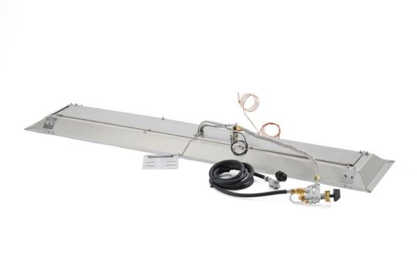 Stock Image - The Outdoor GreatRoom - 12" x 108" Linear Crystal Fire Plus Gas Burner The Outdoor Greatroom Company Gas Burner - Stove Depot and Chimney Works