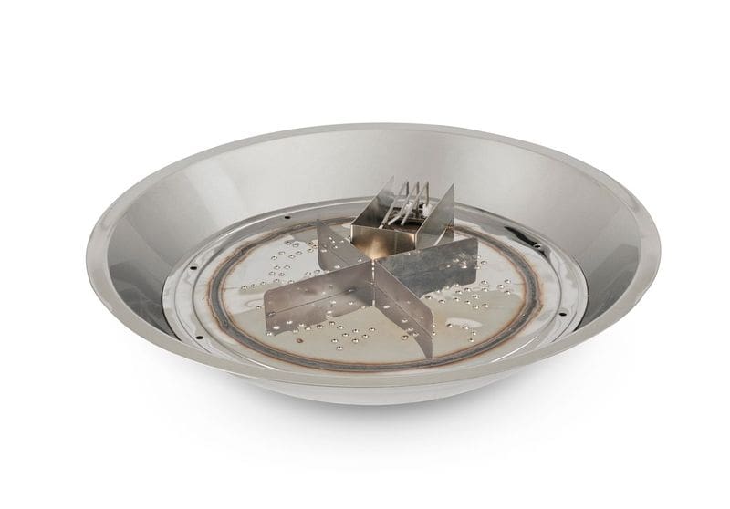 Stock Image - The Outdoor GreatRoom - 20" Round Crystal Fire Plus Gas Burner with Direct Spark Ignition (LP) The Outdoor Greatroom Company Gas Burner - Stove Depot and Chimney Works