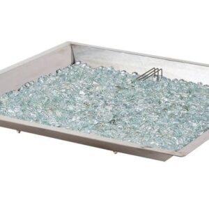 Stock Image - The Outdoor GreatRoom - 24" x 24" Square Crystal Fire Plus Gas Burner with Direct Spark Ignition (LP) The Outdoor Greatroom Company Gas Burner - Stove Depot and Chimney Works