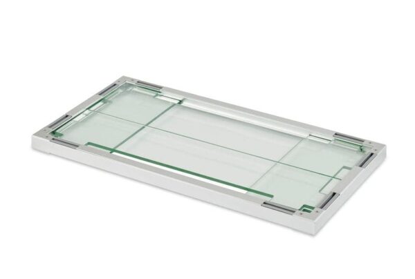Stock Image - The Outdoor GreatRoom - 12" x 24" Linear Folding Glass Wind Guard The Outdoor Greatroom Company Fire Pit Accessory - Stove Depot and Chimney Works