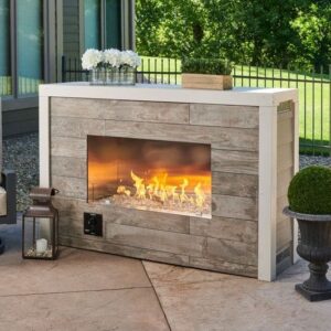 Stock Image - The Outdoor GreatRoom - 40" Linear Ready-to-Finish Single-Sided Gas Fireplace with Direct Spark Ignition (LP) The Outdoor Greatroom Company Gas Linear Fireplace & Outdoor Fire - Stove Depot and Chimney Works