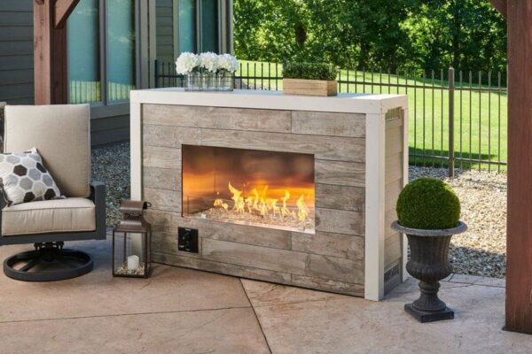 Stock Image - The Outdoor GreatRoom - 40" Linear Ready-to-Finish Single-Sided Gas Fireplace with Direct Spark Ignition (LP) The Outdoor Greatroom Company Gas Linear Fireplace & Outdoor Fire - Stove Depot and Chimney Works