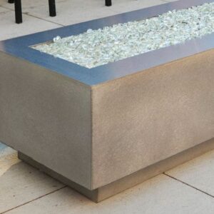 Stock Image - The Outdoor GreatRoom - 54" Stainless Steel Top for Cove 54" Linear Gas Fire Pit Table The Outdoor Greatroom Company Fire Pit Accessory - Stove Depot and Chimney Works