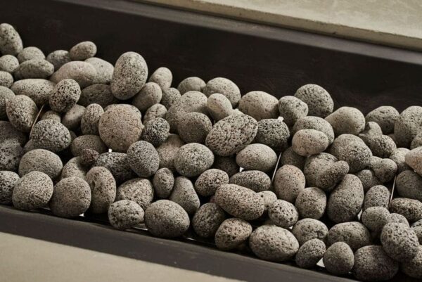Stock Image - The Outdoor GreatRoom - Tumbled Lava Rock The Outdoor Greatroom Company Media - Stove Depot and Chimney Works