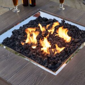 Stock Image - The Outdoor GreatRoom - Black Lava Rock The Outdoor Greatroom Company Media - Stove Depot and Chimney Works