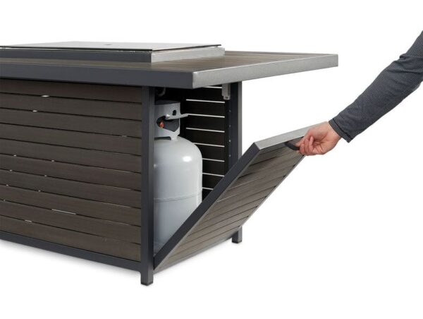 Stock Image - The Outdoor GreatRoom - Brooks Rectangular Gas Fire Pit Table The Outdoor Greatroom Company Gas Fire Table - Stove Depot and Chimney Works