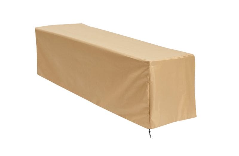 Stock Image - The Outdoor GreatRoom - 70.13" x 19.25" Protective Cover for Cortlin Fire Table The Outdoor Greatroom Company Fire Pit Cover - Stove Depot and Chimney Works