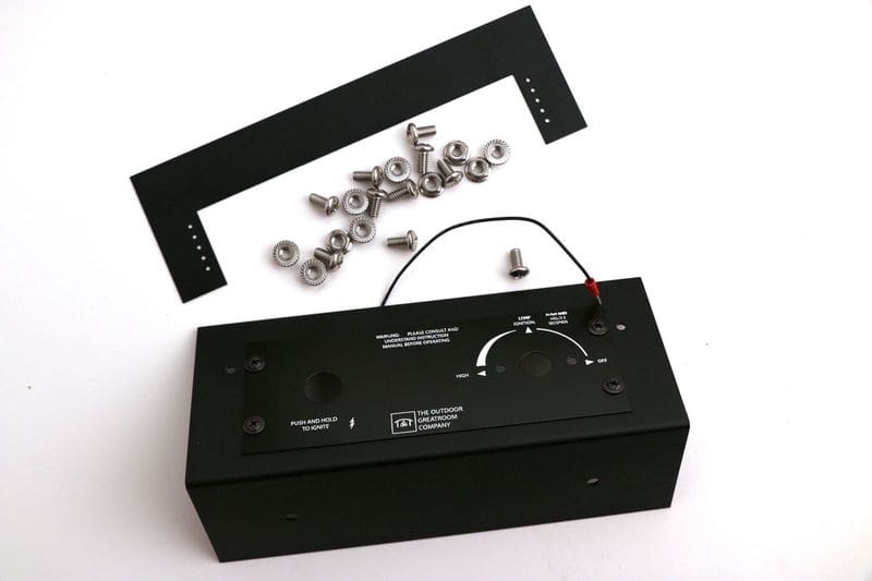 Stock Image - The Outdoor GreatRoom - 7.5" x 2.75" Do-it-Yourself Control Panel Kit for Crystal Fire Plus Gas Burners The Outdoor Greatroom Company Fire Pit Accessory - Stove Depot and Chimney Works