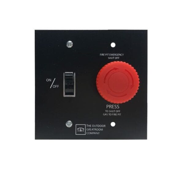 Stock Image - The Outdoor GreatRoom - On/Off Wall Switch with E-Stop for Direct Spark Ignition System The Outdoor Greatroom Company Fire Pit Accessory - Stove Depot and Chimney Works