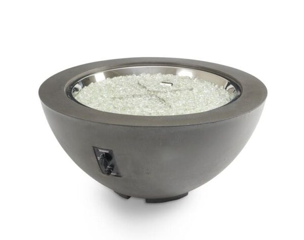 Stock Image - The Outdoor GreatRoom - Midnight Mist Cove 42" Round Gas Fire Pit Bowl The Outdoor Greatroom Company Gas Fire Table - Stove Depot and Chimney Works