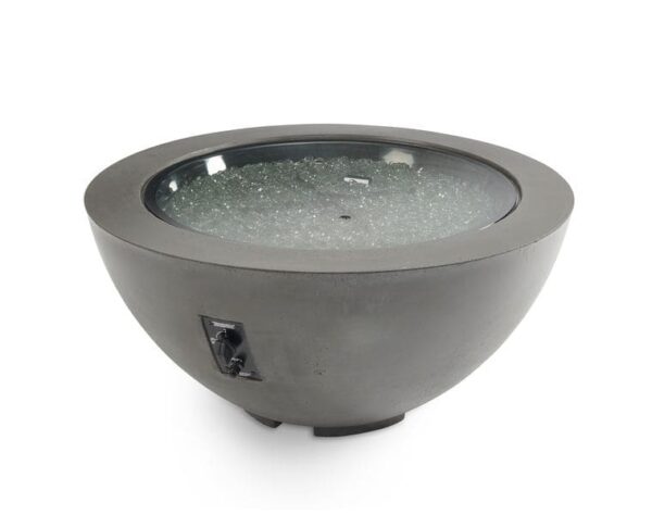 Stock Image - The Outdoor GreatRoom - Midnight Mist Cove 42" Round Gas Fire Pit Bowl The Outdoor Greatroom Company Gas Fire Table - Stove Depot and Chimney Works