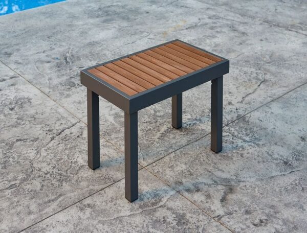 Stock Image - The Outdoor GreatRoom - Kenwood Short Bench The Outdoor Greatroom Company Seating - Stove Depot and Chimney Works