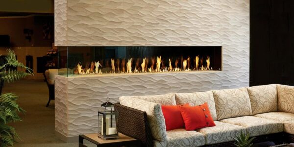 Stock Image - DaVinci Custom Fireplaces - DaVinci Collection - Pier Linear Gas Fireplace DaVinci Gas Linear Fireplace & Outdoor Fire - Stove Depot and Chimney Works