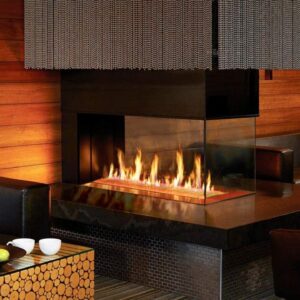 Stock Image - DaVinci Custom Fireplaces - DaVinci Collection - Pier Linear Gas Fireplace DaVinci Gas Linear Fireplace & Outdoor Fire - Stove Depot and Chimney Works