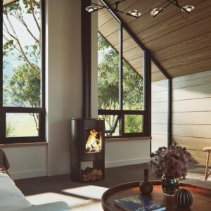 Stock Image - Ambiance - Nectre N65 Ambiance Wood Stove - Stove Depot and Chimney Works
