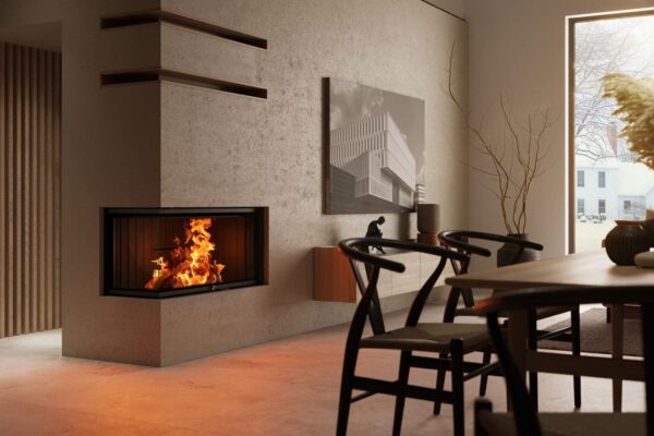 Stock Image - Ambiance - LUXUS 32 Corner Left Ambiance - Stove Depot and Chimney Works