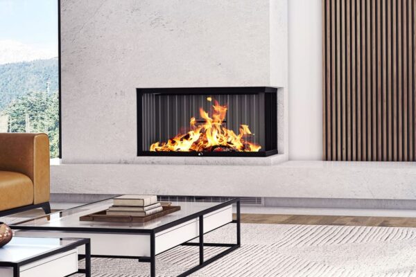 Stock Image - Ambiance - LUXUS 40 Corner Right Ambiance - Stove Depot and Chimney Works