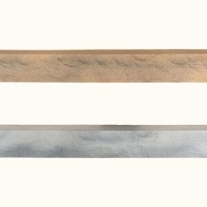 Stock Image - Ambiance - Chiseled Edge Limestone Ambiance Non-Combustible Mantel Fireplace Mantel - Stove Depot and Chimney Works
