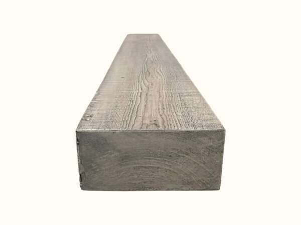 Stock Image - Ambiance - Sawmill Slab Ambiance Non-Combustible Mantel Fireplace Mantel - Stove Depot and Chimney Works