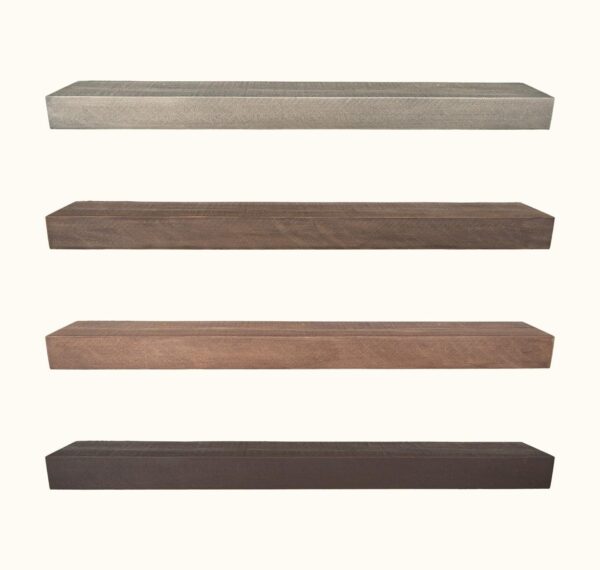 Stock Image - Ambiance - Sawmill Slab Ambiance Non-Combustible Mantel Fireplace Mantel - Stove Depot and Chimney Works