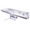 Stock Image - Rectangle S-Fire Burner Inserts Fire - Stove Depot and Chimney Works