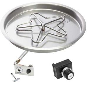 Stock Image - Round Bowl Inserts Fire - Stove Depot and Chimney Works