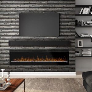 Stock Image - Dimplex - Prism Linear Electric Fireplace Dimplex - Stove Depot and Chimney Works