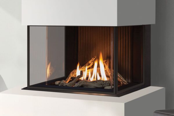 Stock Image - Urbana - U30 Screened Bay Fireplace Urbana Gas Bay Fireplace - Stove Depot and Chimney Works