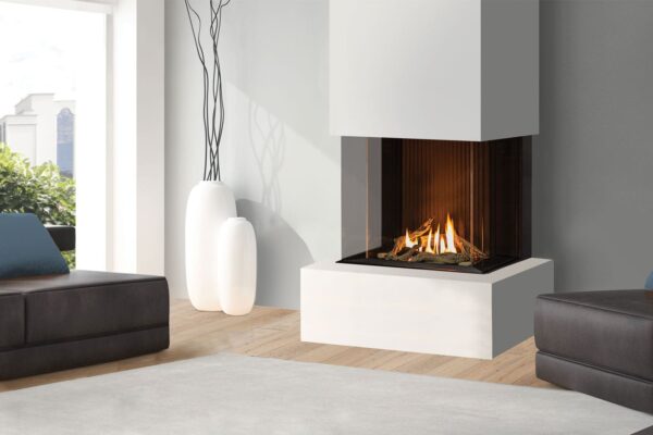 Stock Image - Urbana - U30 Tall Bay Fireplace Urbana Gas Bay Fireplace - Stove Depot and Chimney Works
