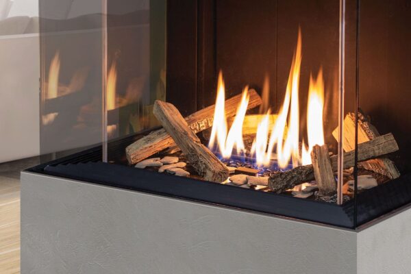 Stock Image - Urbana - U30 Tall Bay Fireplace Urbana Gas Bay Fireplace - Stove Depot and Chimney Works