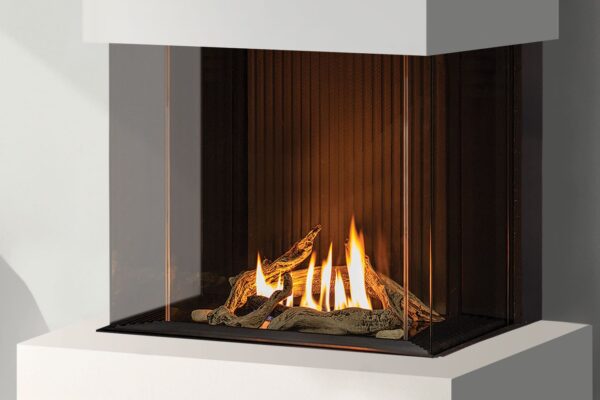 Stock Image - Urbana - U30 Tall Bay Fireplace Urbana Gas Bay Fireplace - Stove Depot and Chimney Works