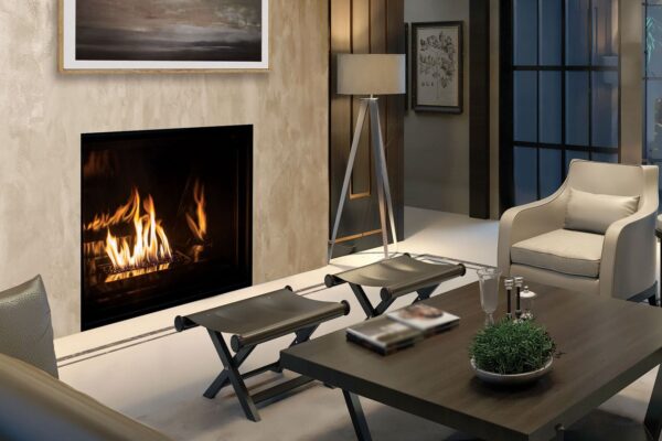 Stock Image - Urbana - U37 Fireplace Urbana Gas Traditional Fireplace - Stove Depot and Chimney Works