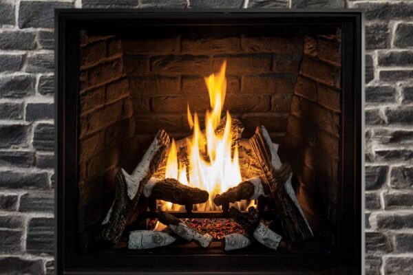 Stock Image - Urbana - U37 Fireplace Urbana Gas Traditional Fireplace - Stove Depot and Chimney Works