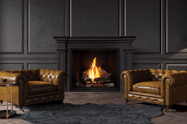 Stock Image - Urbana - U44 Fireplace Urbana Gas Traditional Fireplace - Stove Depot and Chimney Works