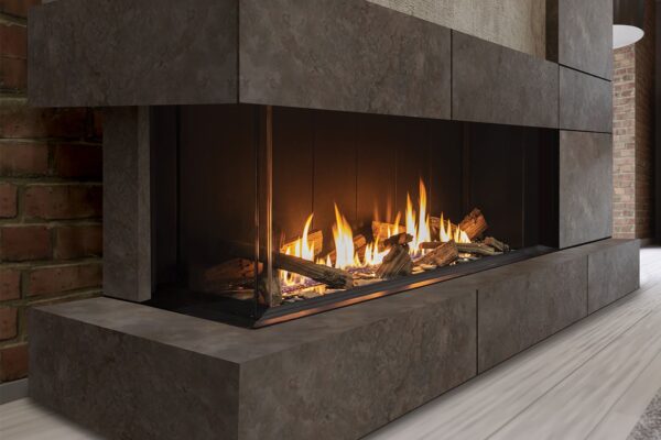 Stock Image - Urbana - U50 Bay Fireplace Urbana Gas Bay Fireplace - Stove Depot and Chimney Works