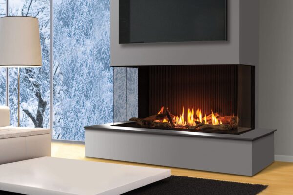 Stock Image - Urbana - U50 Tall Bay Fireplace Urbana Gas Bay Fireplace - Stove Depot and Chimney Works