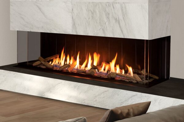 Stock Image - Urbana - U70 Bay Fireplace Urbana Gas Bay Fireplace - Stove Depot and Chimney Works