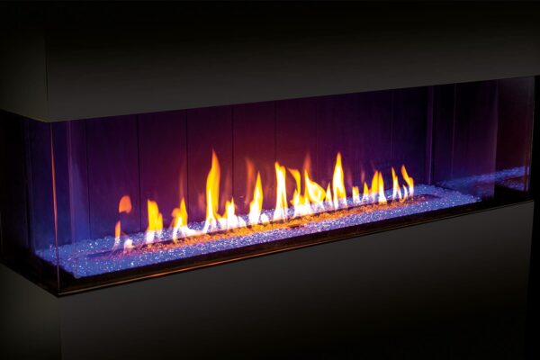 Stock Image - Urbana - U70 Bay Fireplace Urbana Gas Bay Fireplace - Stove Depot and Chimney Works