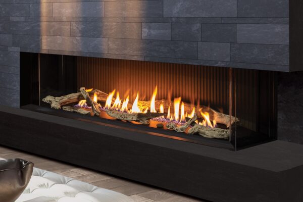 Stock Image - Urbana - U70 Bay Fireplace Urbana Gas Bay Fireplace - Stove Depot and Chimney Works