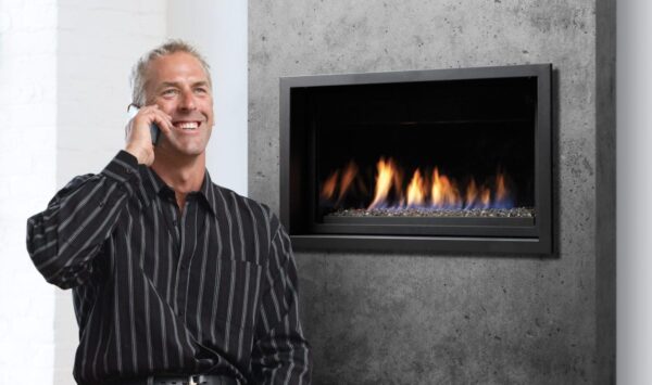 Stock Image - Kingsman - ZCVRB3622 - Zero Clearance Clean View - Linear Fireplace Base Model - Stove Depot and Chimney Works
