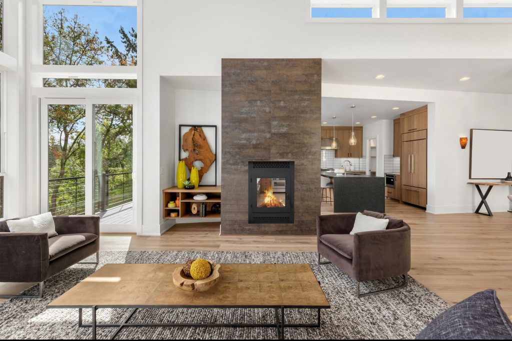Acucraft American See-Through Wood Fireplace - Image 17