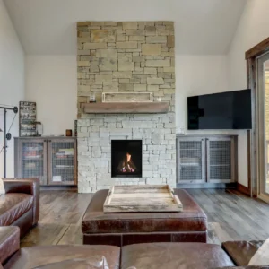 Acucraft Vertical Direct Vent Fireplace