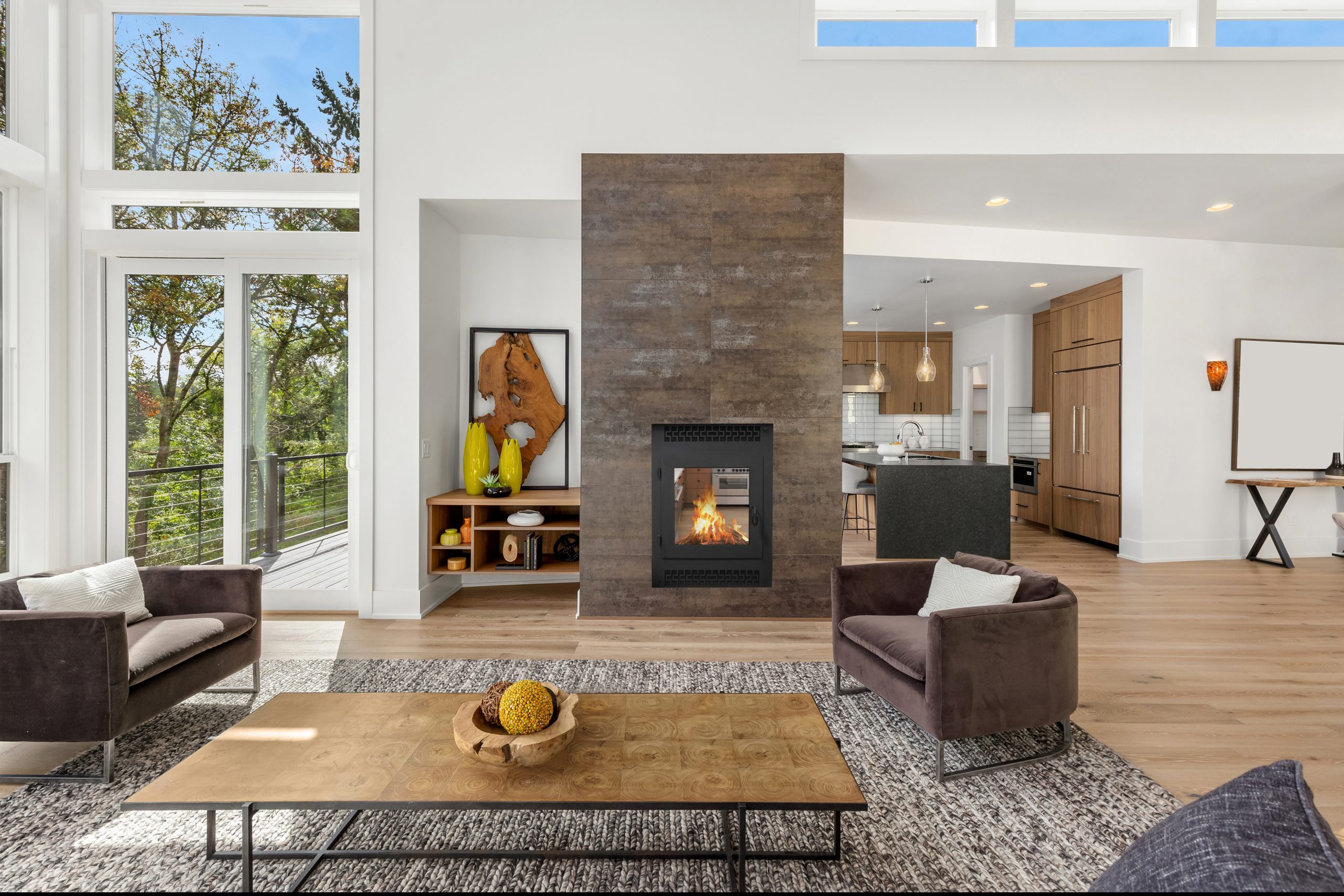 Acucraft American See-Through Wood Fireplace - Image 6