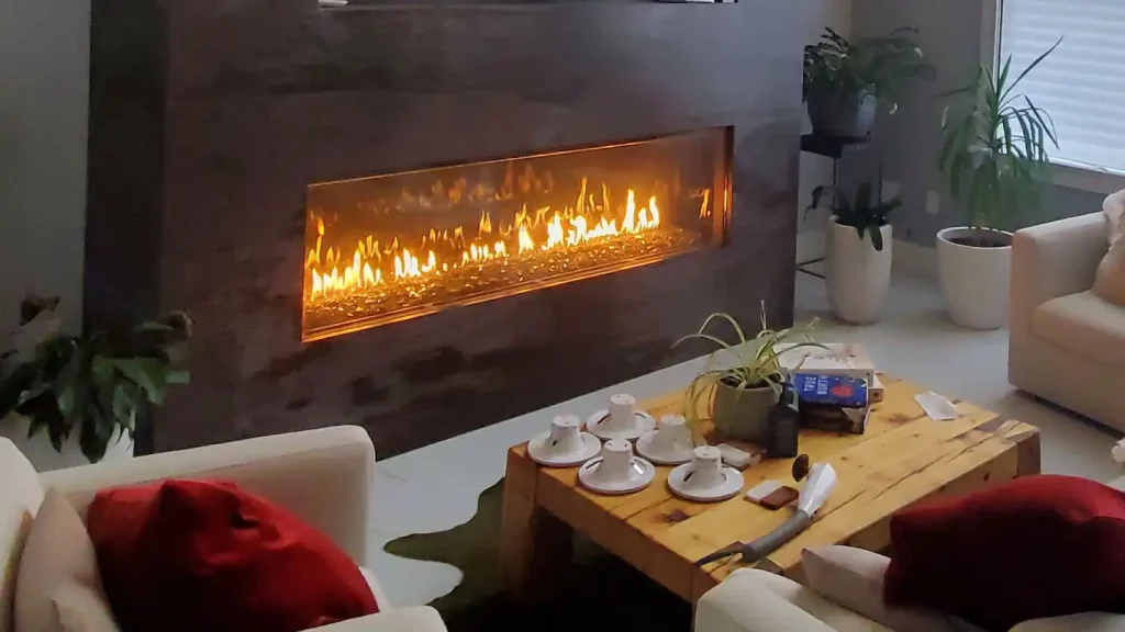 Acucraft Blaze Four-Sided Gas Fireplace - Image 8