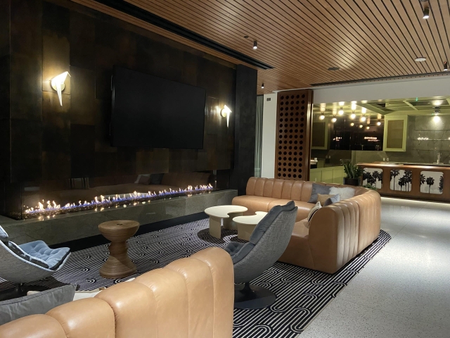Acucraft Blaze Front & Right View Gas Fireplace - Image 18
