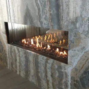 Acucraft Blaze See-Through Gas Fireplace Collection