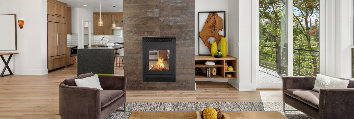 Acucraft American See-Through Wood Fireplace - Image 4